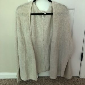 Big Comfy Cream Cardigan